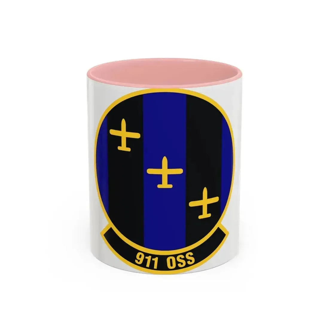 911th Operations Support Squadron (U.S. Air Force) Accent Coffee Mug 11oz Pink - Go Mug Yourself