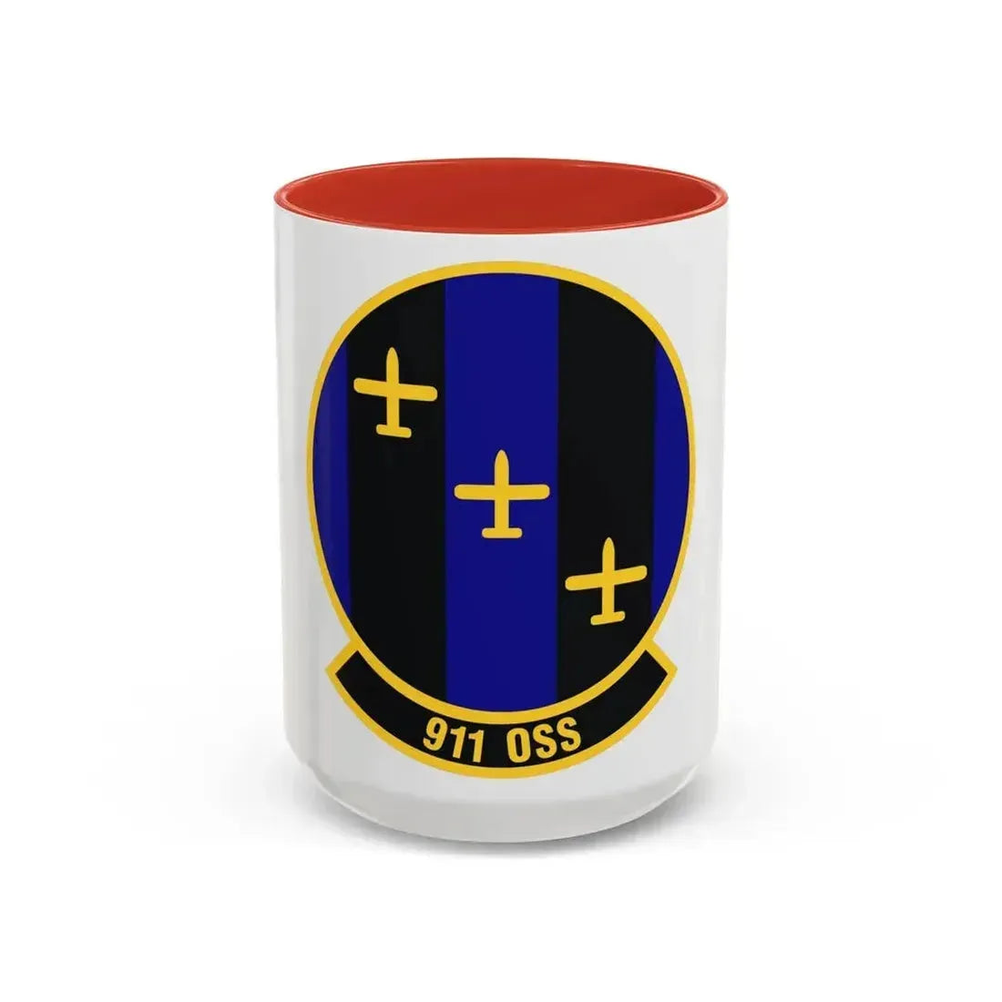 911th Operations Support Squadron (U.S. Air Force) Accent Coffee Mug 15oz Red - Go Mug Yourself