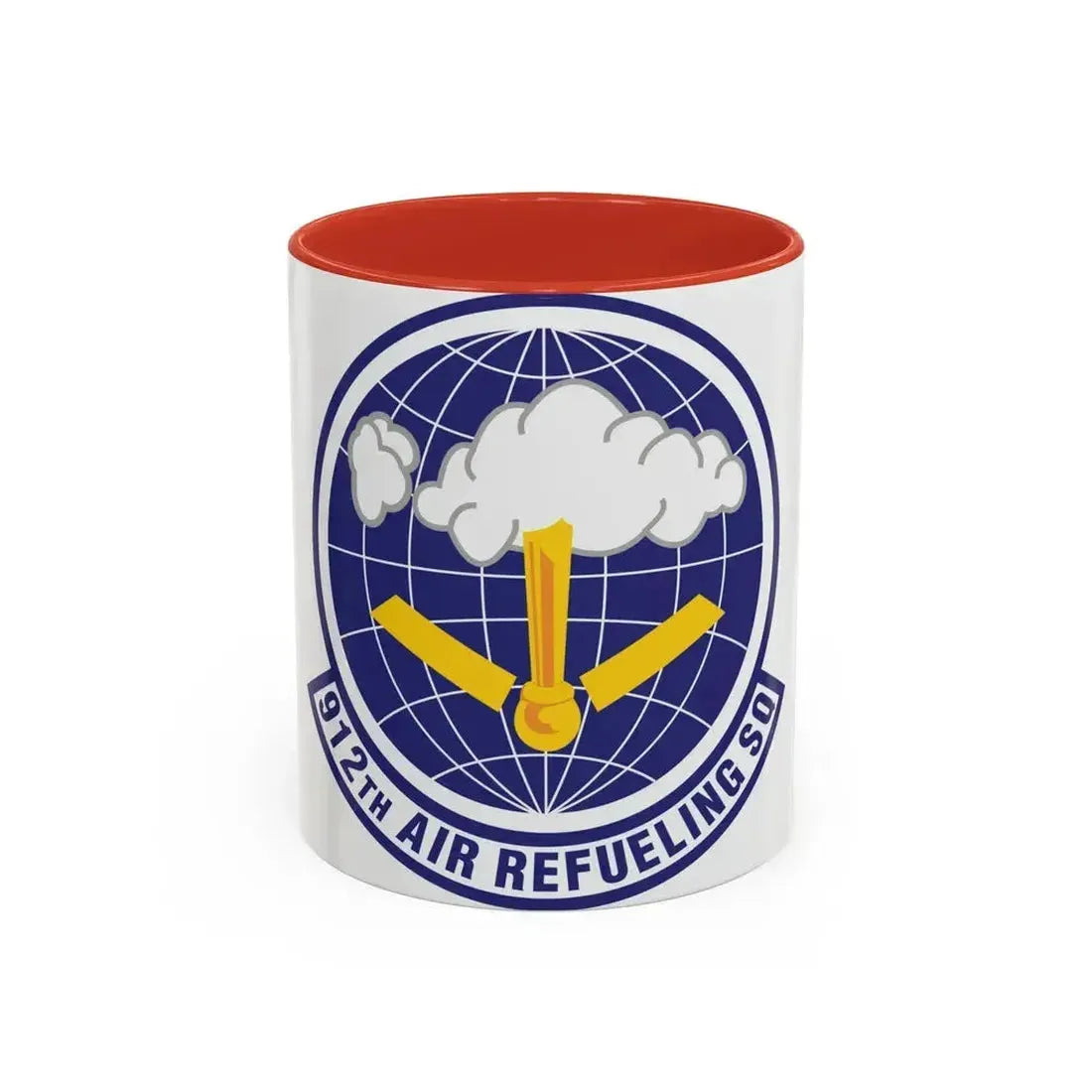 912th Air Refueling Squadron (U.S. Air Force) Accent Coffee Mug 11oz Red - Go Mug Yourself
