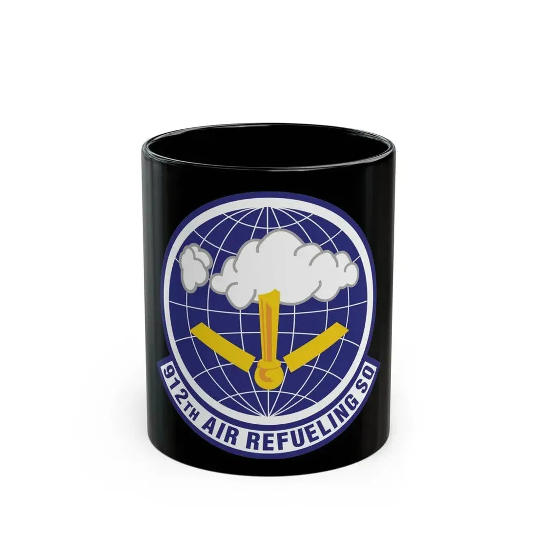 912th Air Refueling Squadron (U.S. Air Force) Black Coffee Mug - Go Mug Yourself