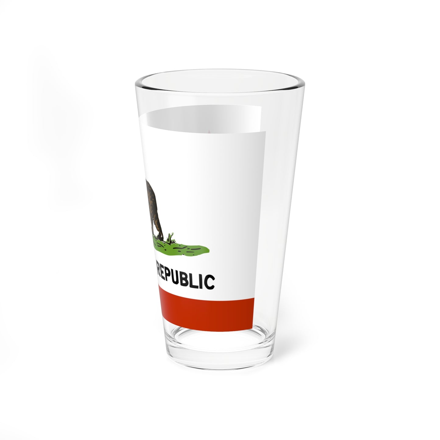 Flag of California 1911-1953 (United States) Pint Glass 16oz