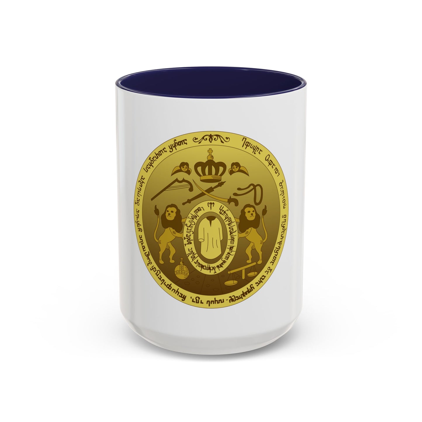 Coat of arms of Kingdom of Kartli-Kakheti - Accent Coffee Mug