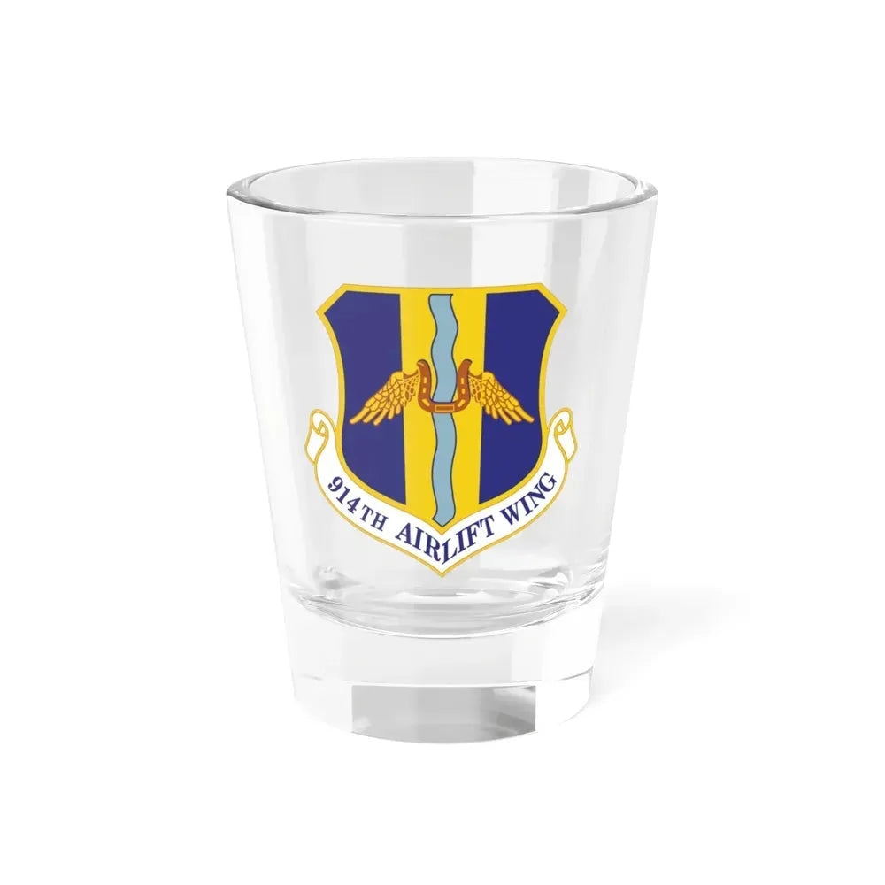914th Airlift Wing (U.S. Air Force) Shot Glass 1.5oz 1.5oz - Go Mug Yourself