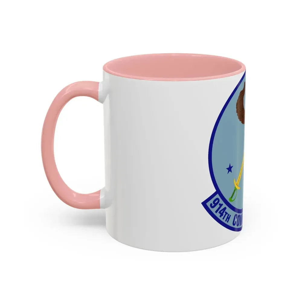 914th Combat Communications Flight (U.S. Air Force) Accent Coffee Mug - Go Mug Yourself