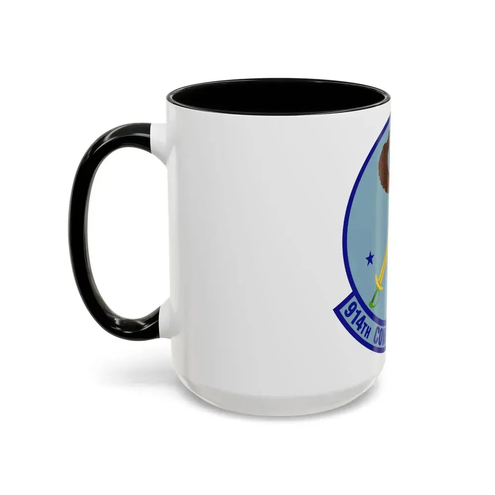 914th Combat Communications Flight (U.S. Air Force) Accent Coffee Mug - Go Mug Yourself