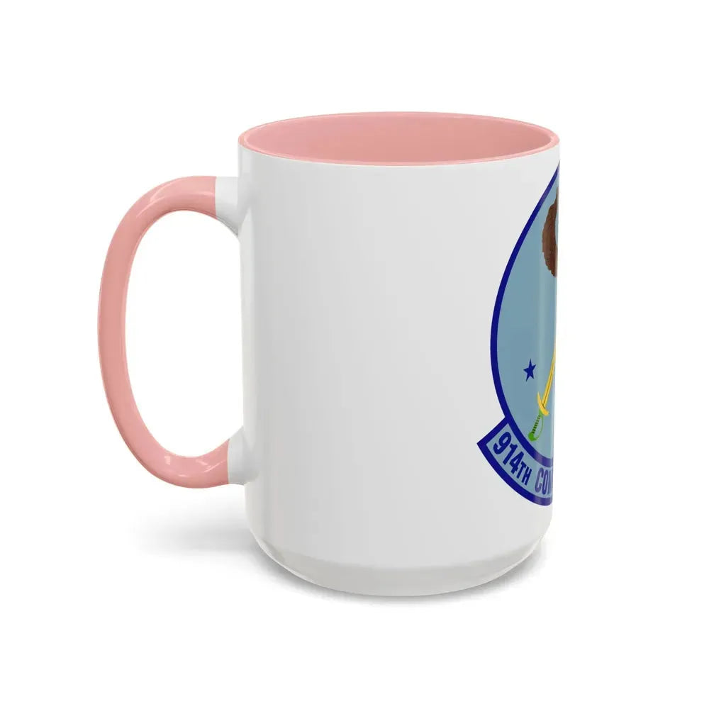 914th Combat Communications Flight (U.S. Air Force) Accent Coffee Mug - Go Mug Yourself