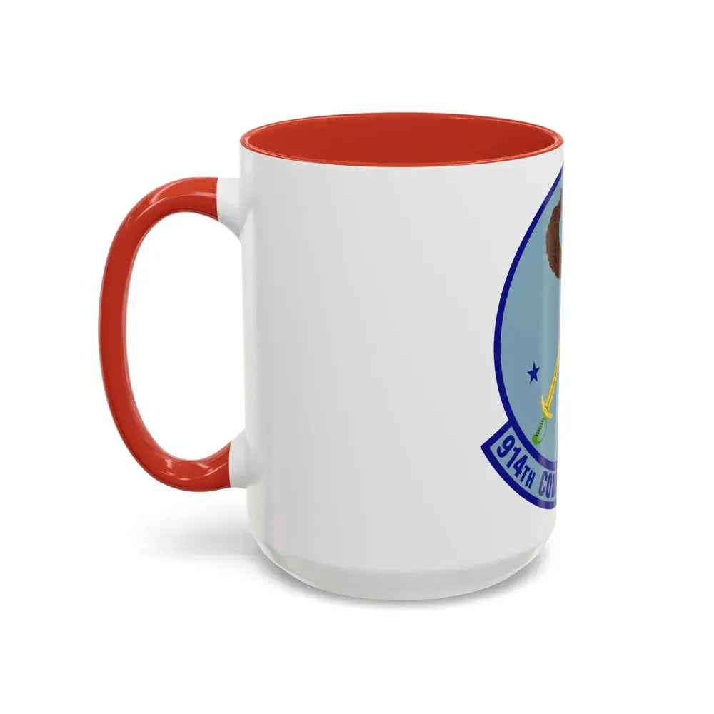 914th Combat Communications Flight (U.S. Air Force) Accent Coffee Mug - Go Mug Yourself