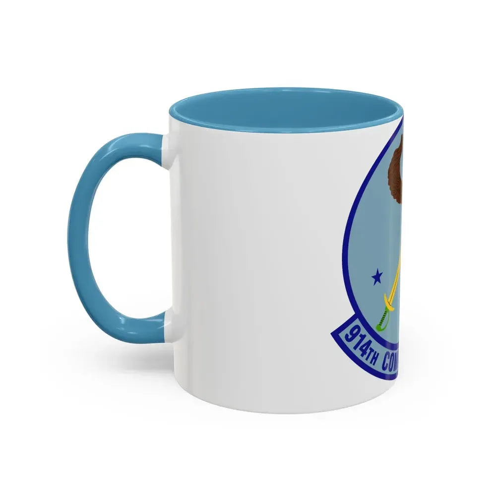 914th Combat Communications Flight (U.S. Air Force) Accent Coffee Mug - Go Mug Yourself