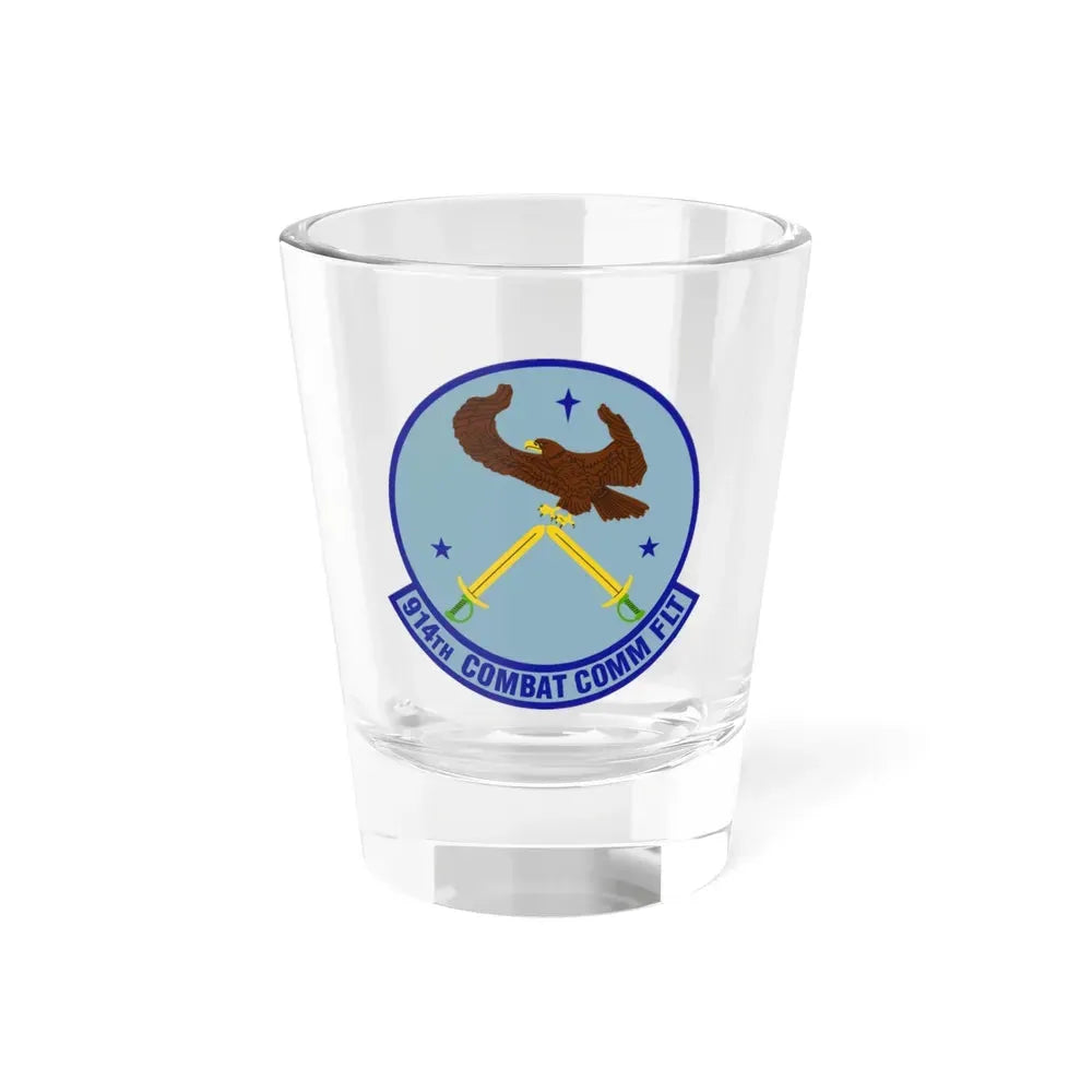 914th Combat Communications Flight (U.S. Air Force) Shot Glass 1.5oz 1.5oz - Go Mug Yourself