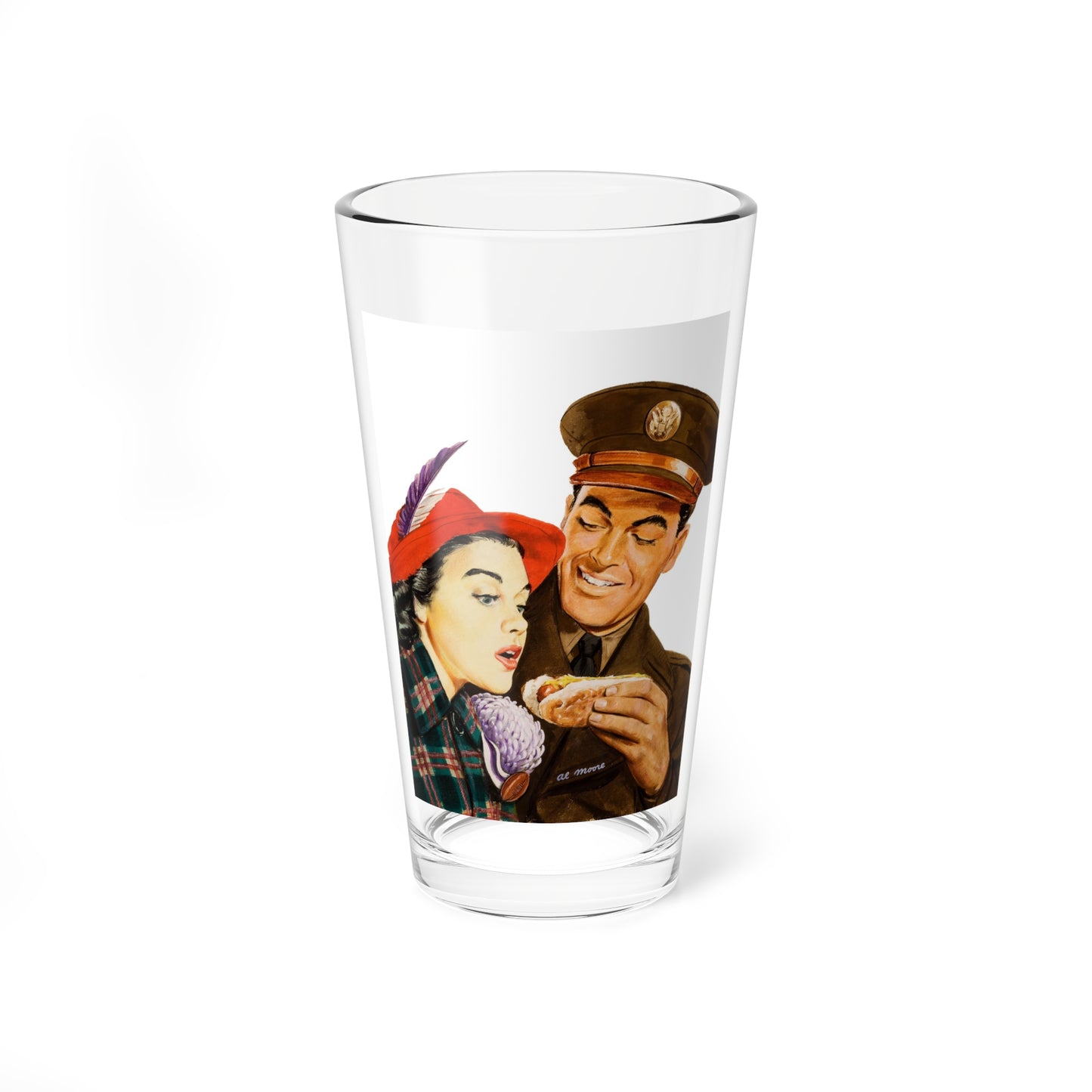 Look at It!, Saturday Evening Post cover, October 10, 1942 - Pint Glass 16oz