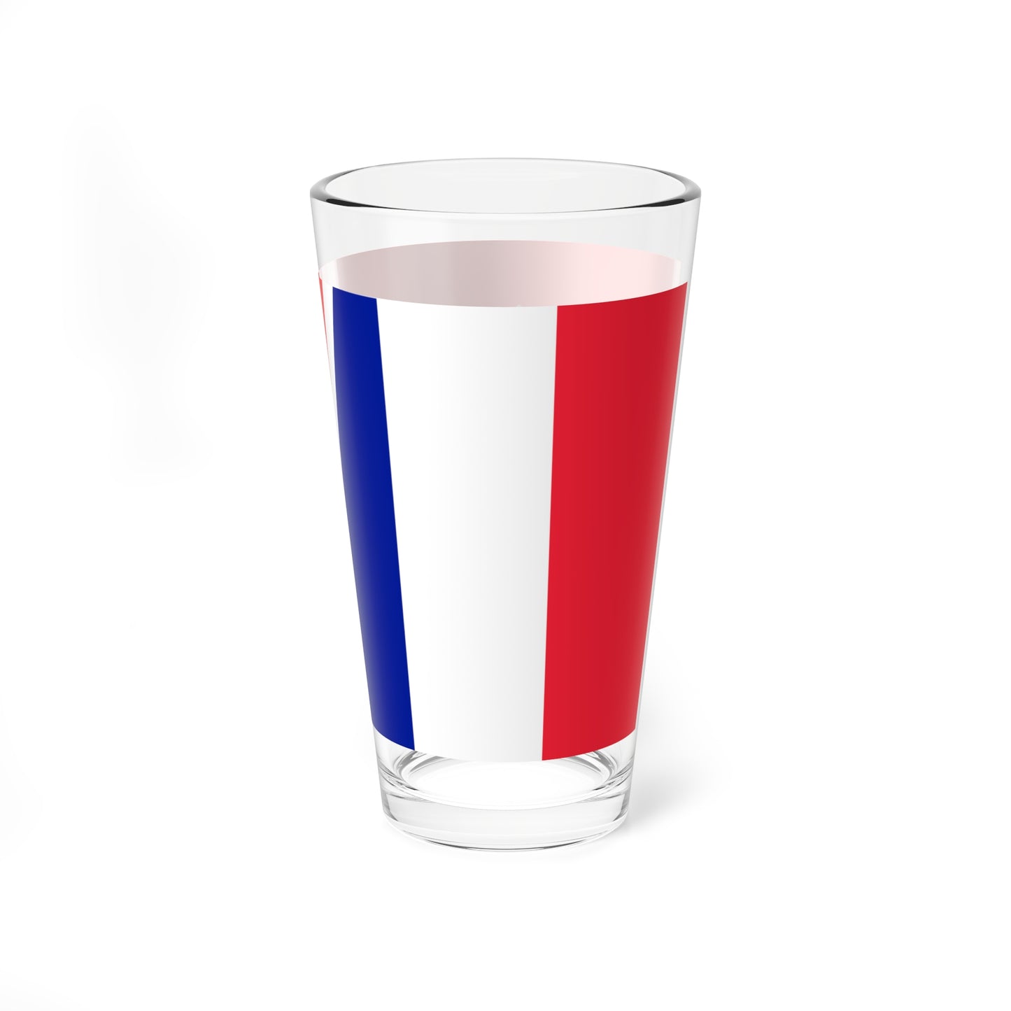 Flag of Croatia and France (Croatia) Pint Glass 16oz