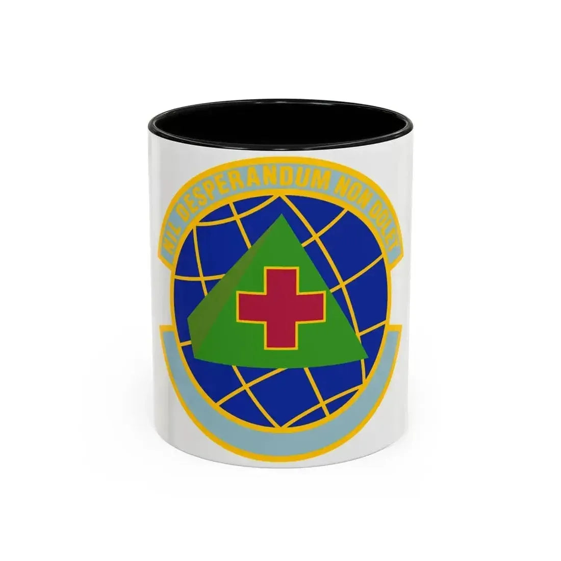 916 Aerospace Medicine Squadron AFRC (U.S. Air Force) Accent Coffee Mug 11oz Black - Go Mug Yourself