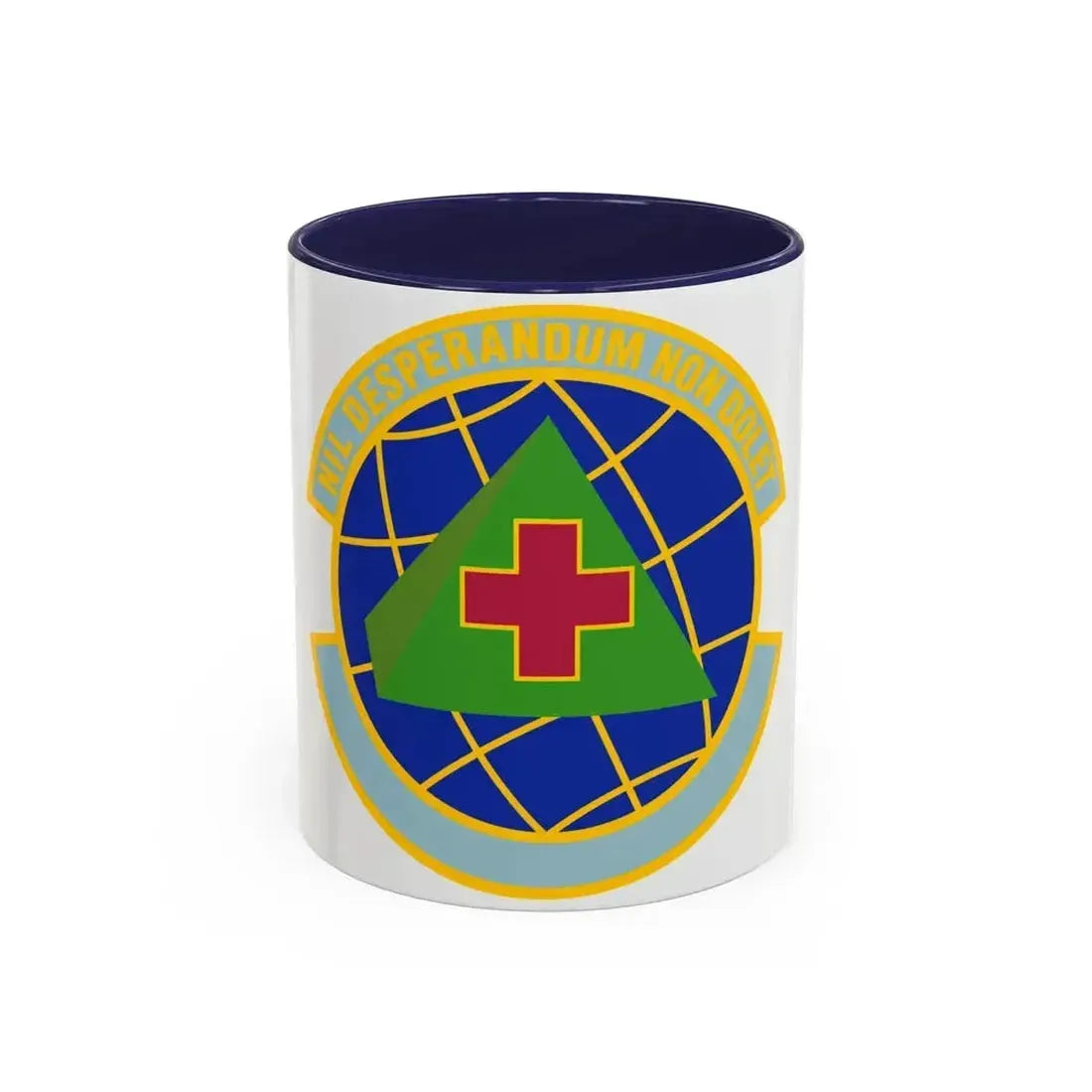 916 Aerospace Medicine Squadron AFRC (U.S. Air Force) Accent Coffee Mug 11oz Navy - Go Mug Yourself
