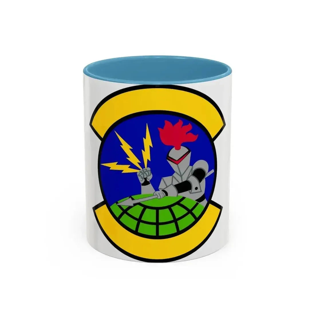 916 Maintenance Squadron AFRC (U.S. Air Force) Accent Coffee Mug 11oz Light Blue - Go Mug Yourself
