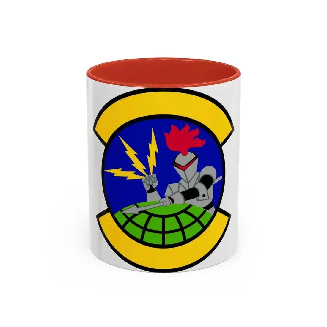 916 Maintenance Squadron AFRC (U.S. Air Force) Accent Coffee Mug 11oz Red - Go Mug Yourself