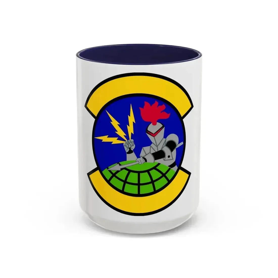916 Maintenance Squadron AFRC (U.S. Air Force) Accent Coffee Mug 15oz Navy - Go Mug Yourself