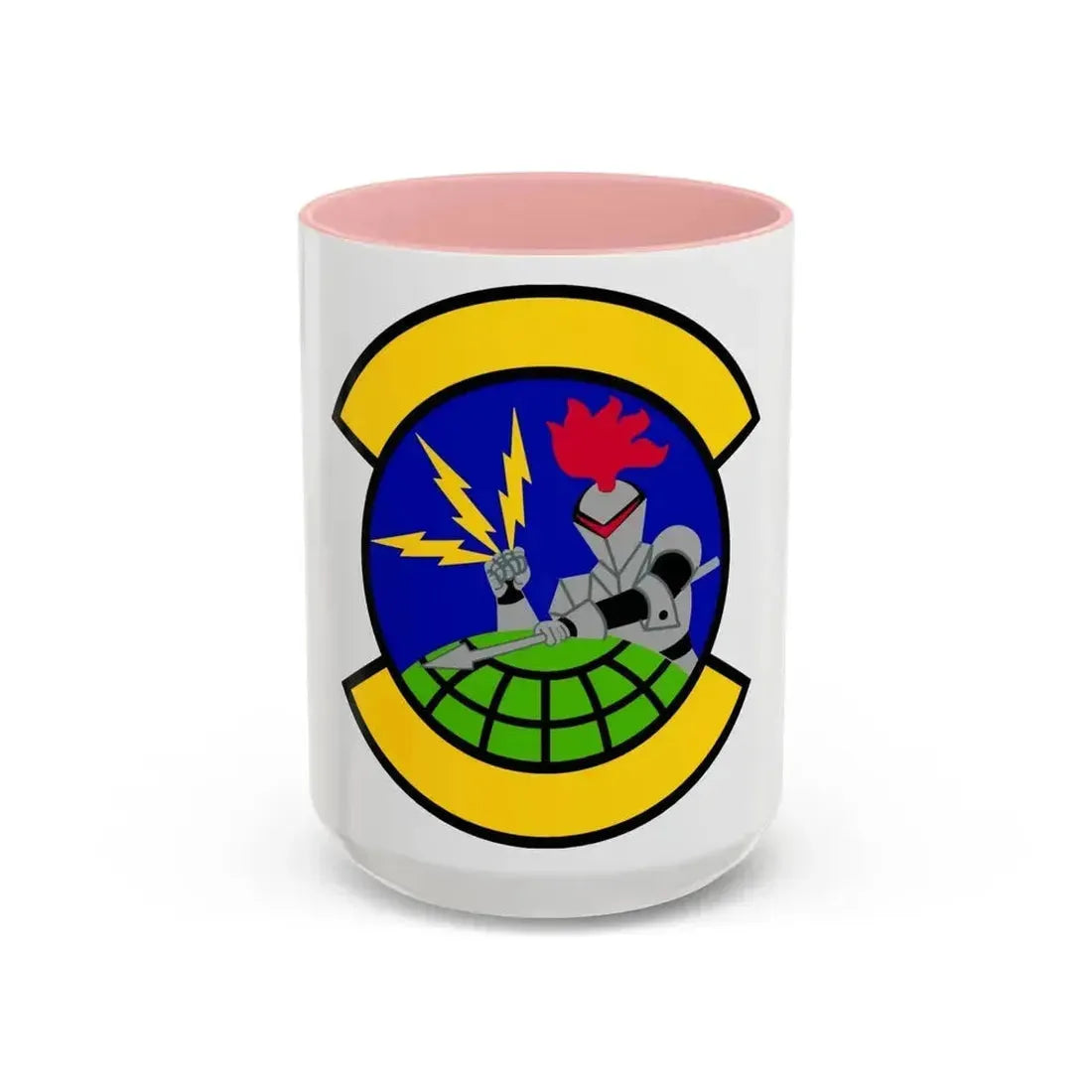 916 Maintenance Squadron AFRC (U.S. Air Force) Accent Coffee Mug 15oz Pink - Go Mug Yourself