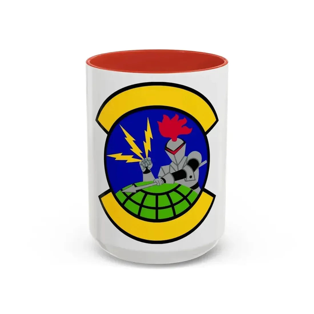 916 Maintenance Squadron AFRC (U.S. Air Force) Accent Coffee Mug 15oz Red - Go Mug Yourself