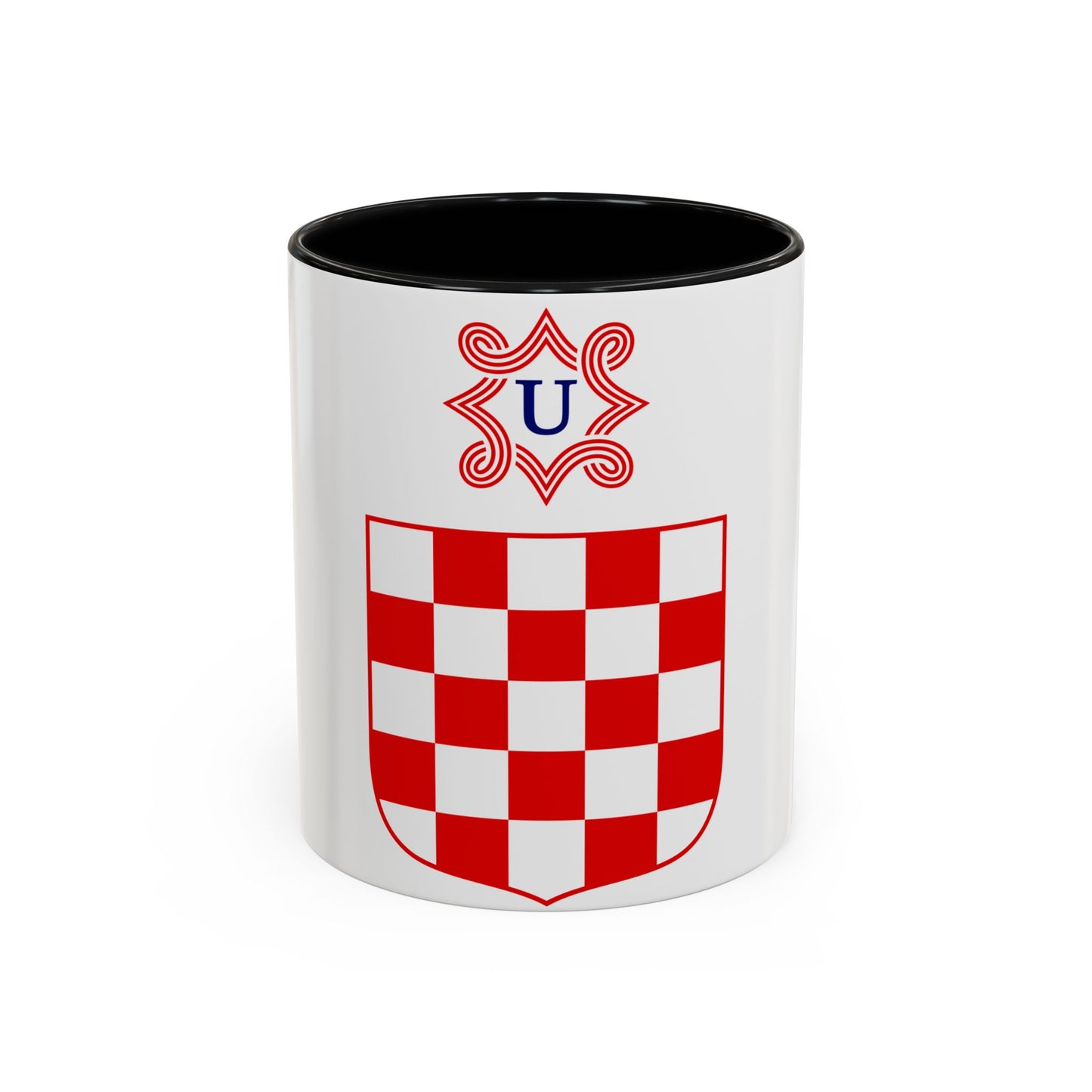 Coat of arms of the Independent State of Croatia - Accent Coffee Mug