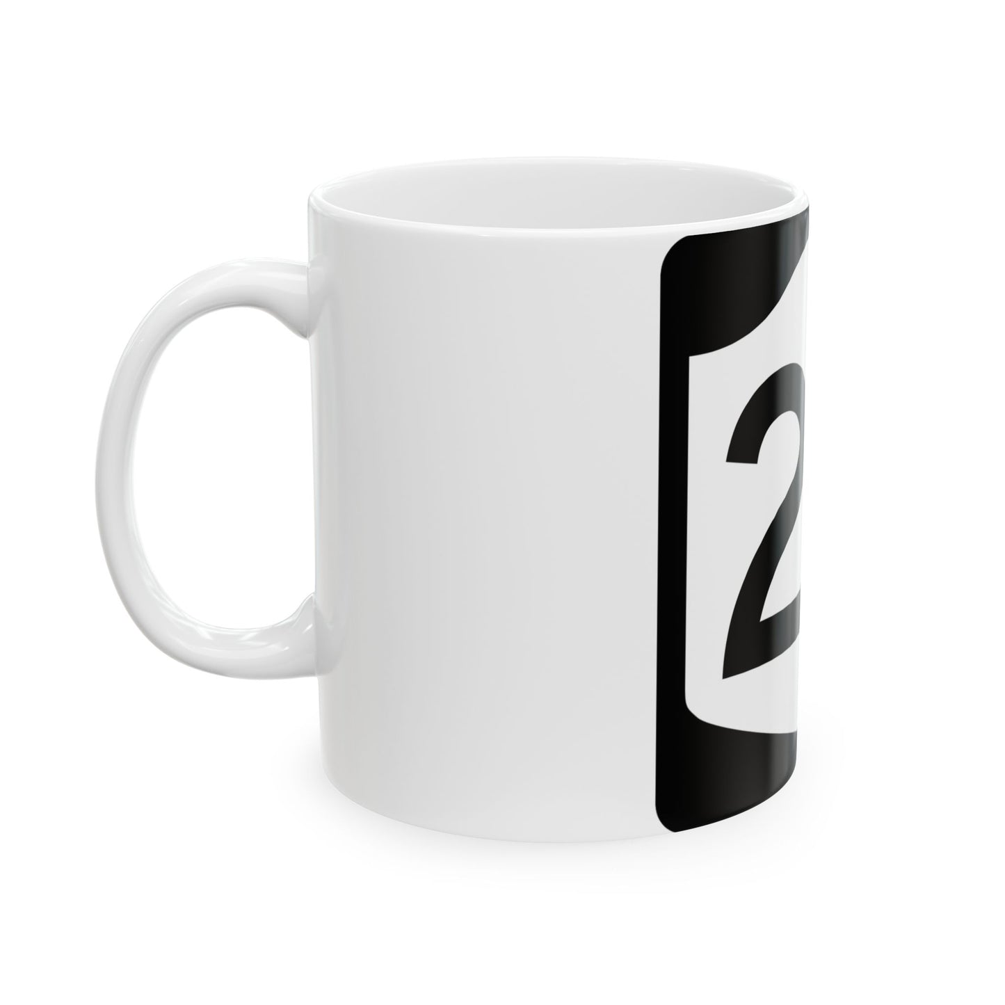 NY-23 (New York) (Road Sign) White Coffee Mug
