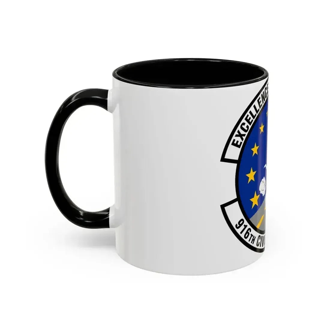 916th Civil Engineer Squadron (U.S. Air Force) Accent Coffee Mug - Go Mug Yourself