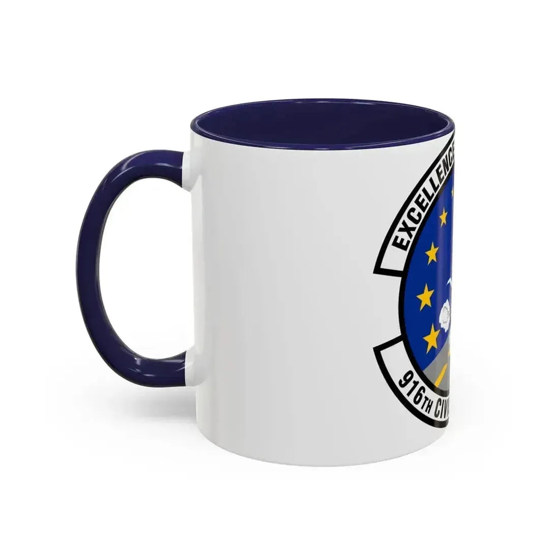 916th Civil Engineer Squadron (U.S. Air Force) Accent Coffee Mug - Go Mug Yourself