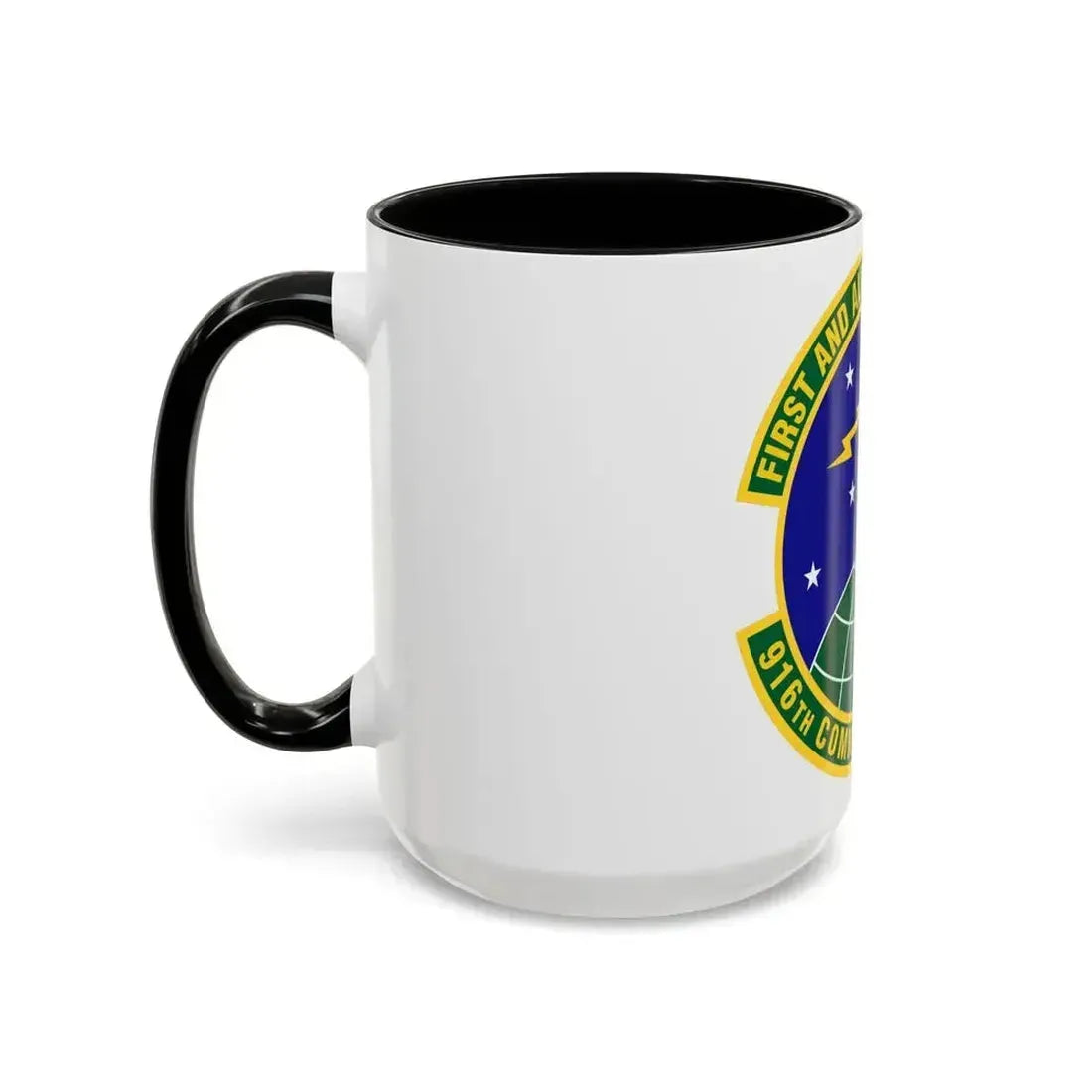 916th Communications Squadron (U.S. Air Force) Accent Coffee Mug - Go Mug Yourself