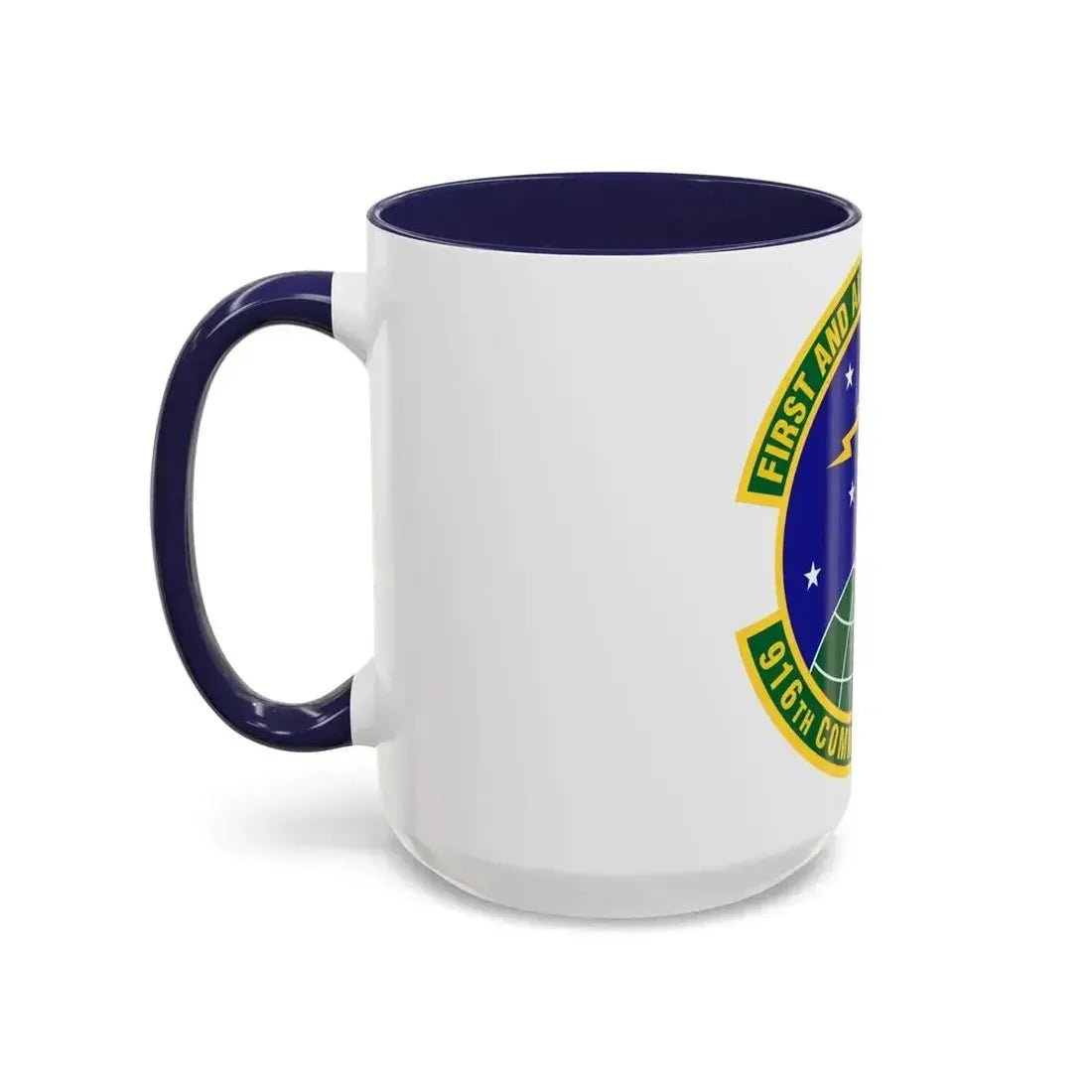 916th Communications Squadron (U.S. Air Force) Accent Coffee Mug - Go Mug Yourself