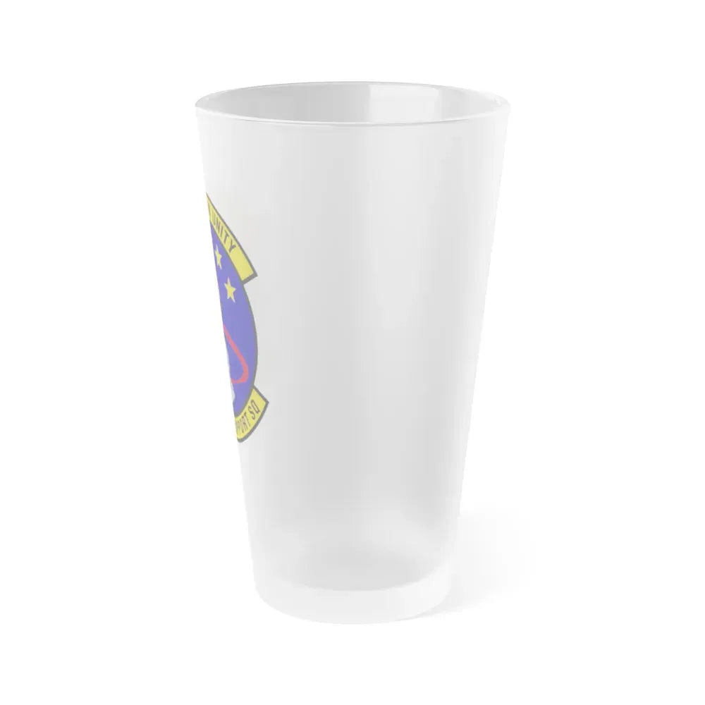 916th Force Support Squadron (U.S. Air Force) Frosted Pint Glass 16oz - Go Mug Yourself