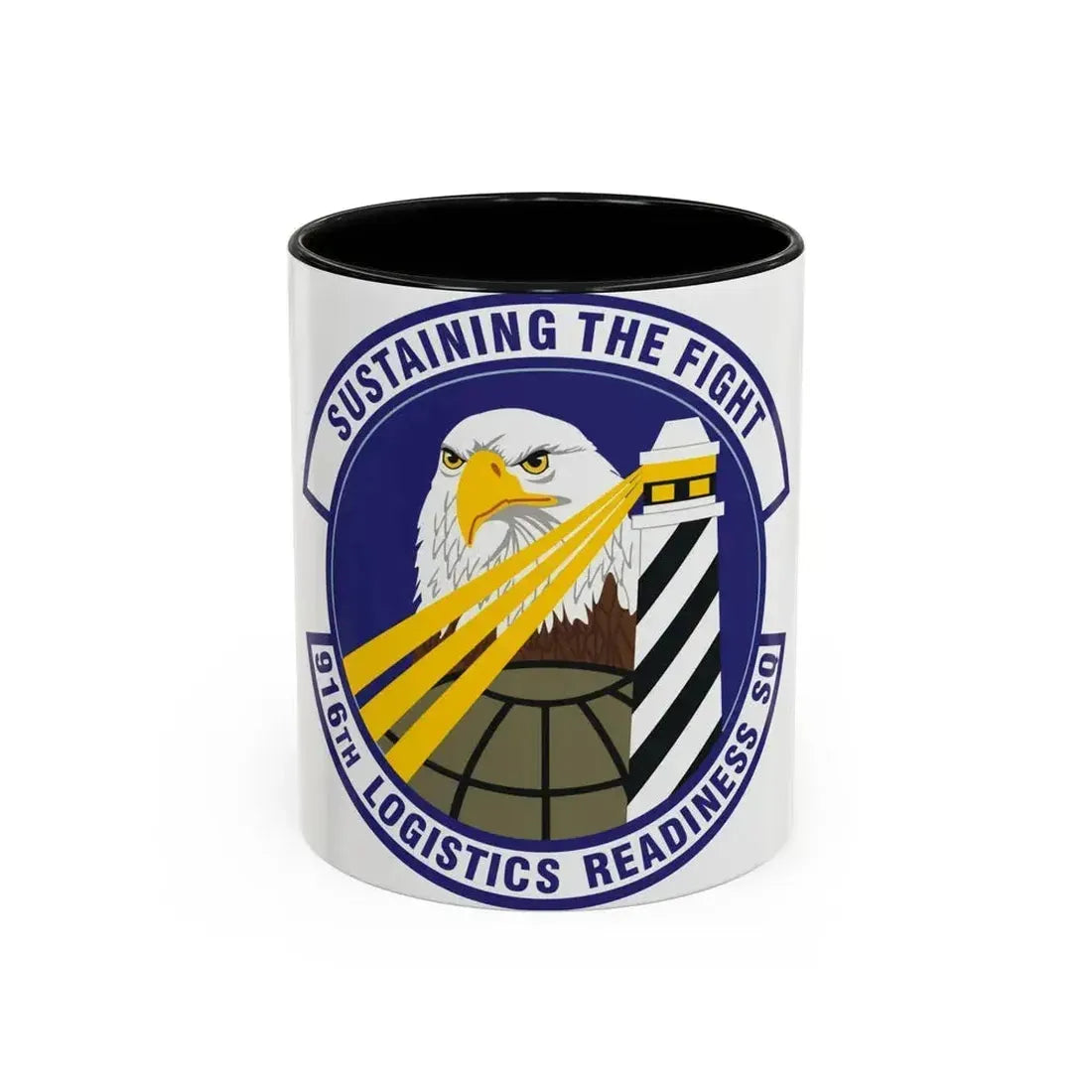 916th Logistics Readiness Squadron (U.S. Air Force) Accent Coffee Mug 11oz Black - Go Mug Yourself