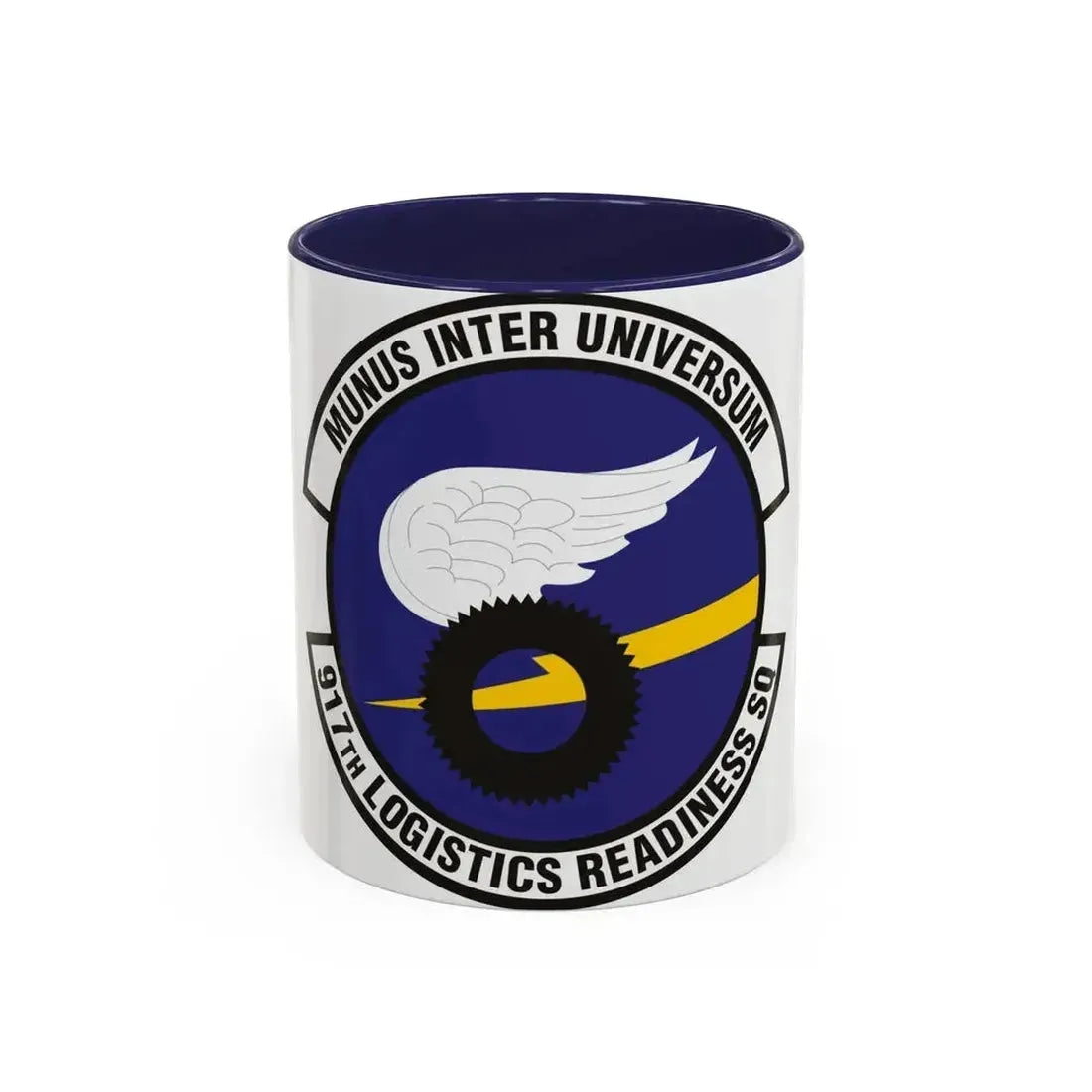 917th Logistics Readiness Squadron (U.S. Air Force) Accent Coffee Mug 11oz Navy - Go Mug Yourself