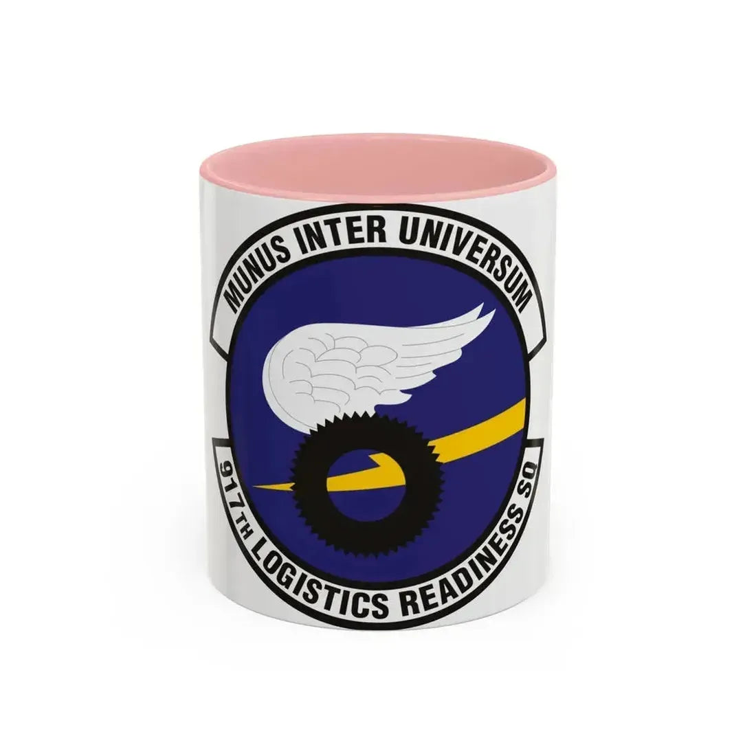 917th Logistics Readiness Squadron (U.S. Air Force) Accent Coffee Mug 11oz Pink - Go Mug Yourself