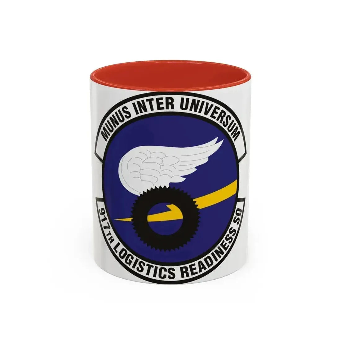 917th Logistics Readiness Squadron (U.S. Air Force) Accent Coffee Mug 11oz Red - Go Mug Yourself