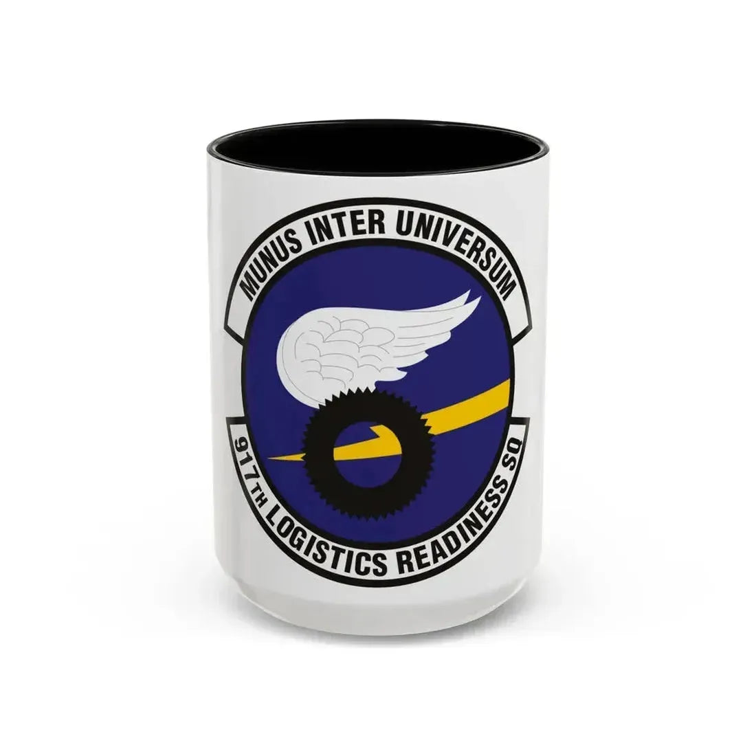 917th Logistics Readiness Squadron (U.S. Air Force) Accent Coffee Mug 15oz Black - Go Mug Yourself
