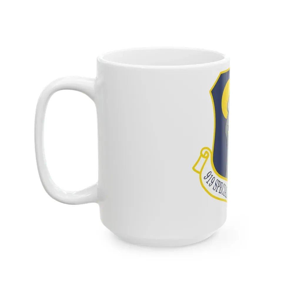 919th Special Operations Wing (U.S. Air Force) White Coffee Mug - Go Mug Yourself