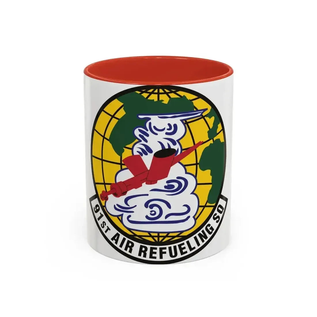 91st Air Refueling Squadron (U.S. Air Force) Accent Coffee Mug 11oz Red - Go Mug Yourself