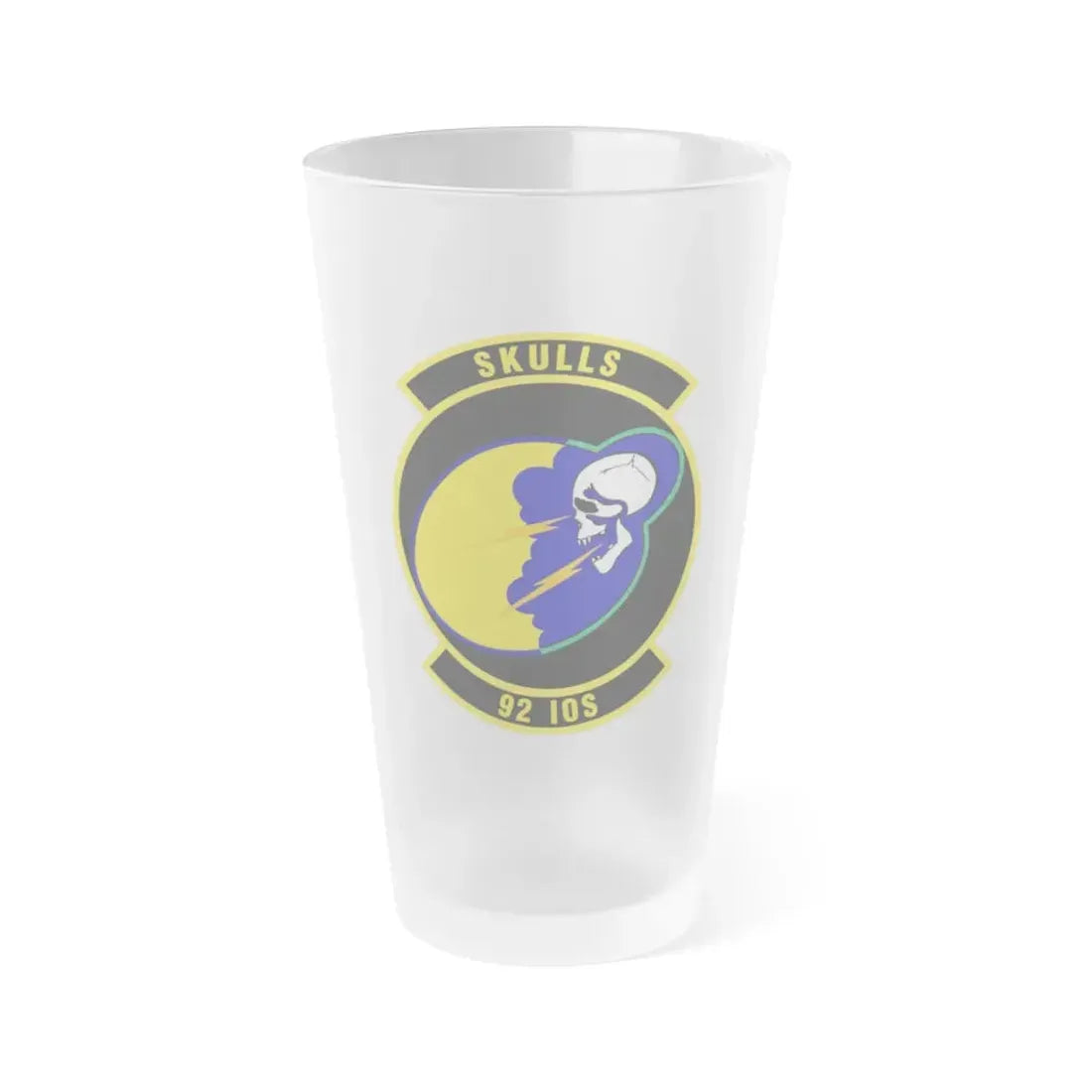 92 Information Operations Squadron ACC (U.S. Air Force) Frosted Pint Glass 16oz 16oz Frosted - Go Mug Yourself