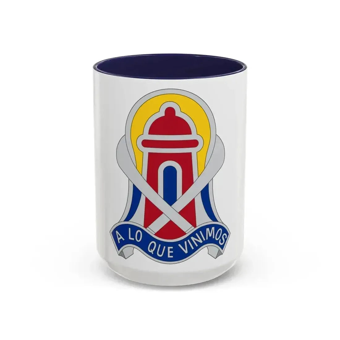 92 Military Police Brigade 2 (U.S. Army) Accent Coffee Mug 15oz Navy - Go Mug Yourself