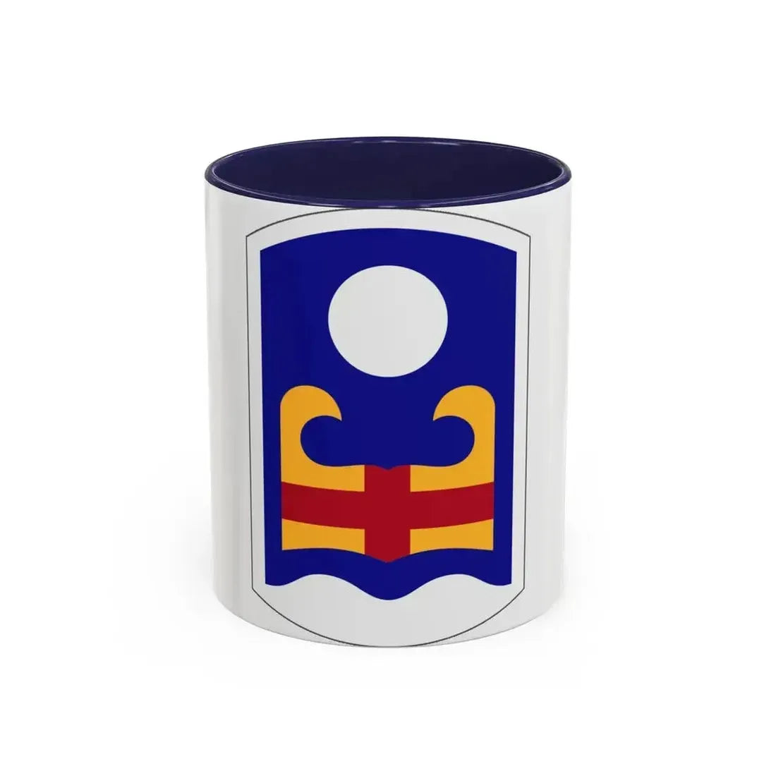 92 Military Police Brigade (U.S. Army) Accent Coffee Mug 11oz Navy - Go Mug Yourself
