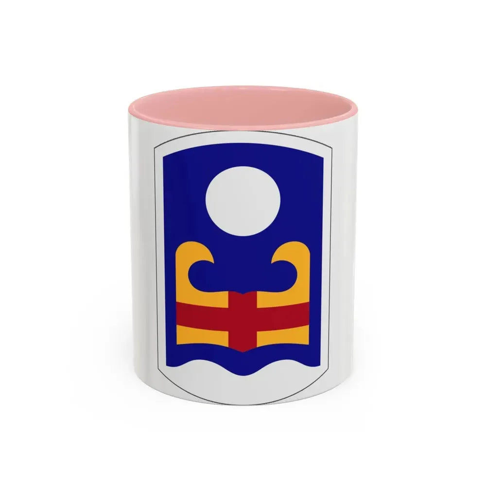 92 Military Police Brigade (U.S. Army) Accent Coffee Mug 11oz Pink - Go Mug Yourself
