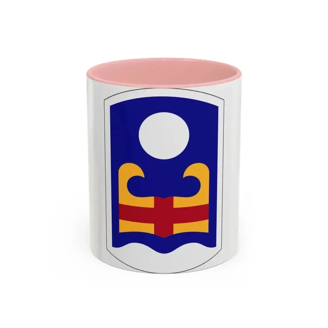 92 Military Police Brigade (U.S. Army) Accent Coffee Mug 11oz Pink - Go Mug Yourself