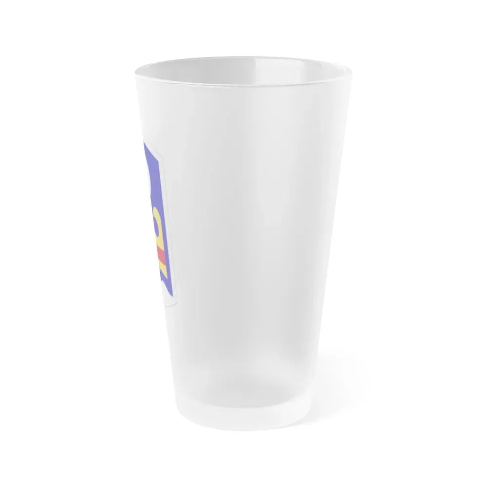 92 Military Police Brigade (U.S. Army) Frosted Pint Glass 16oz - Go Mug Yourself