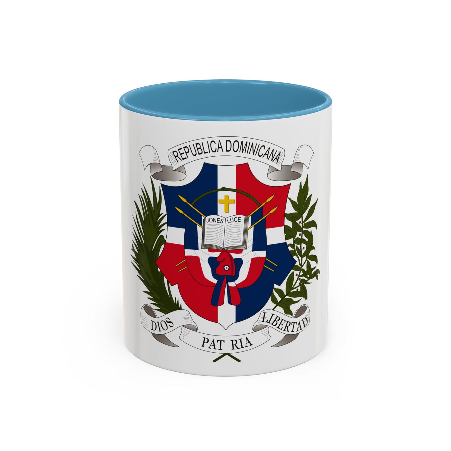 Coat of arms of the Dominican Republic (1860) - Accent Coffee Mug