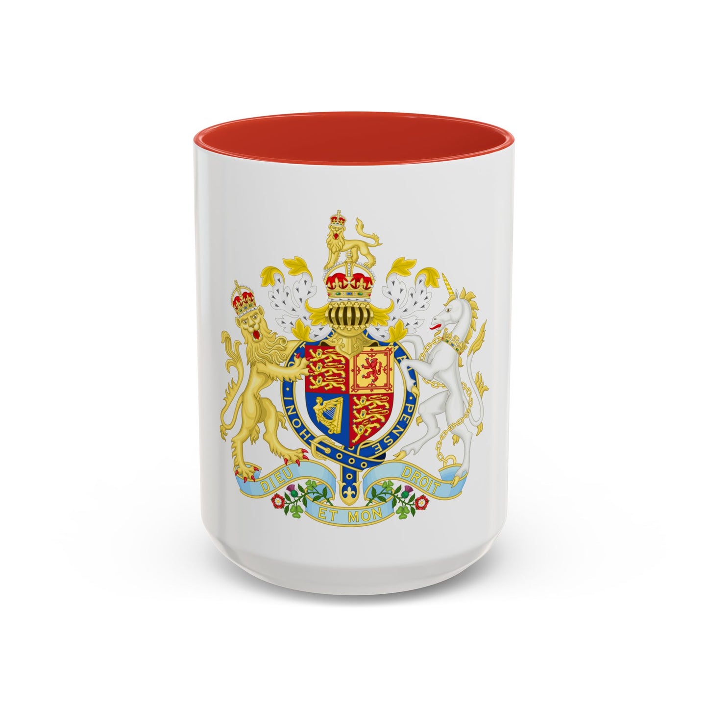 Coat of arms of the United Kingdom (1901-1952) - Accent Coffee Mug