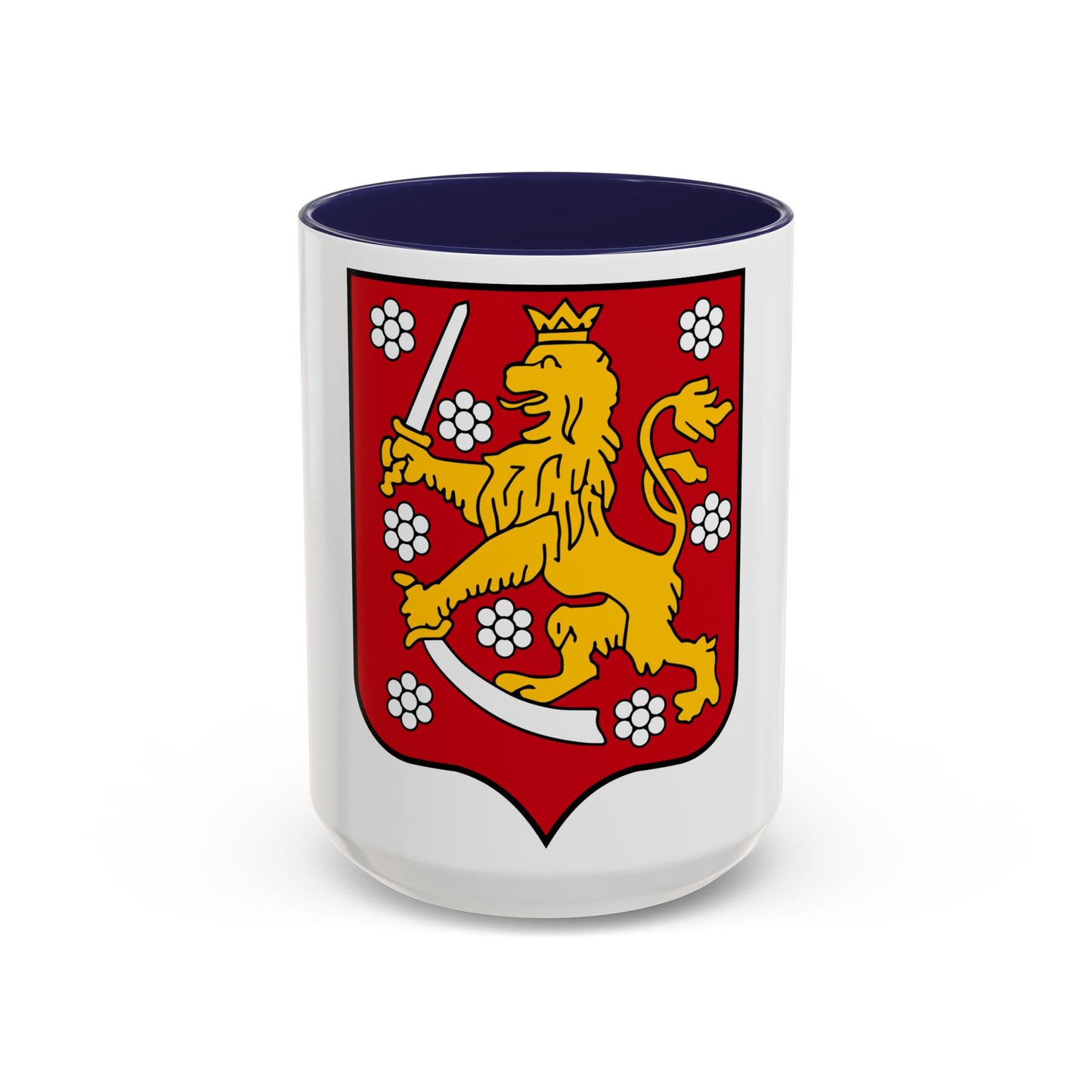Coats of arms of the Grand Duchy of Finland - Accent Coffee Mug