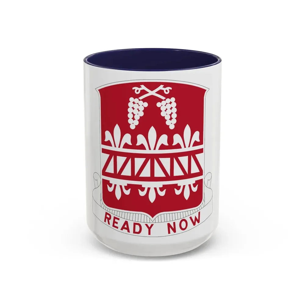 926 Engineer Battalion (U.S. Army) Accent Coffee Mug 15oz Navy - Go Mug Yourself