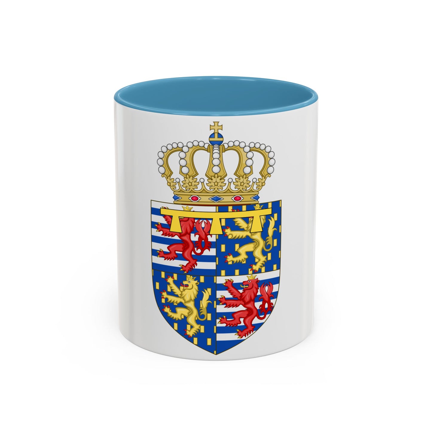 Lesser coat of arms of the Hereditary Grand Duke of Luxembourg (2000) - Accent Coffee Mug
