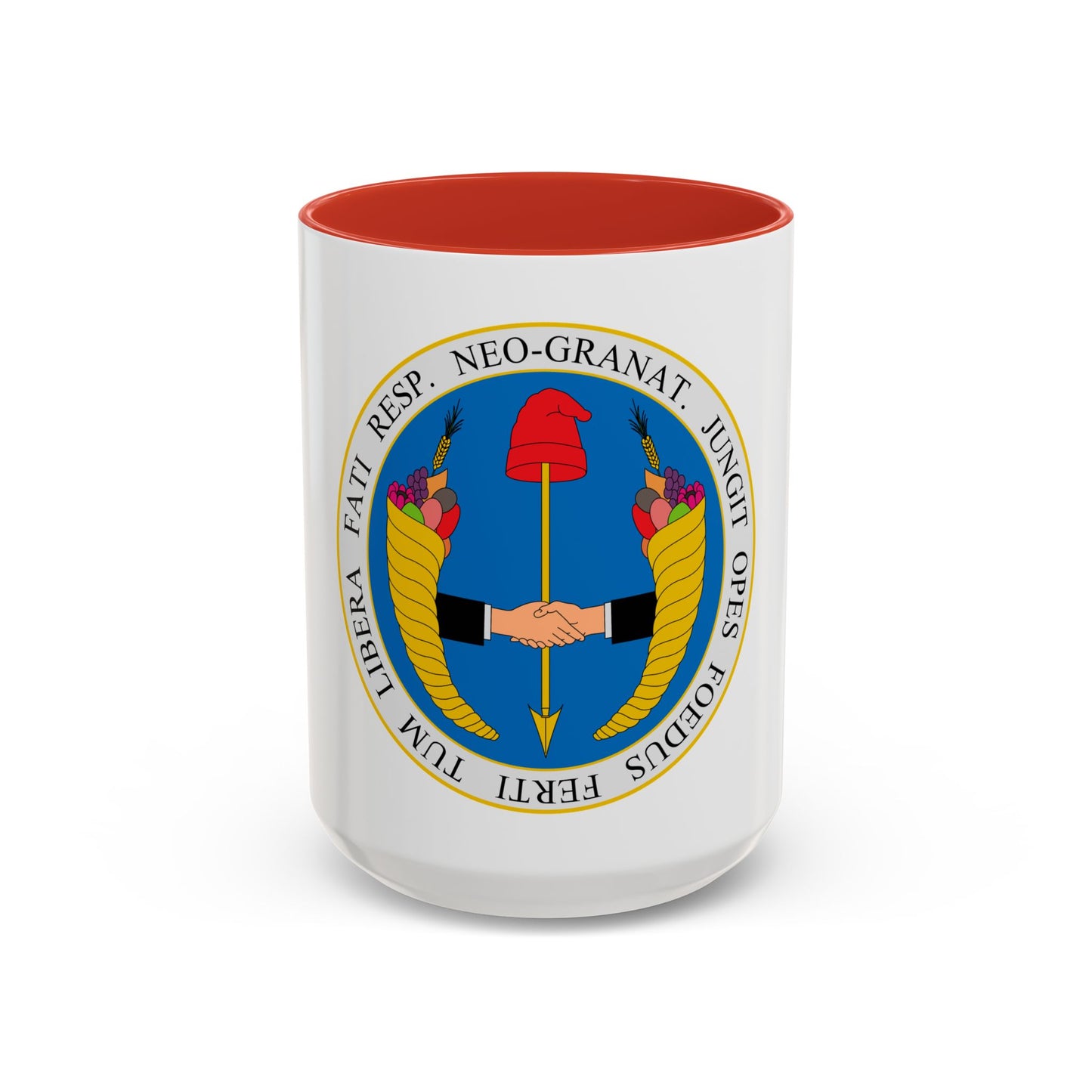 Coat of arms of United Provinces of New Granada - Accent Coffee Mug