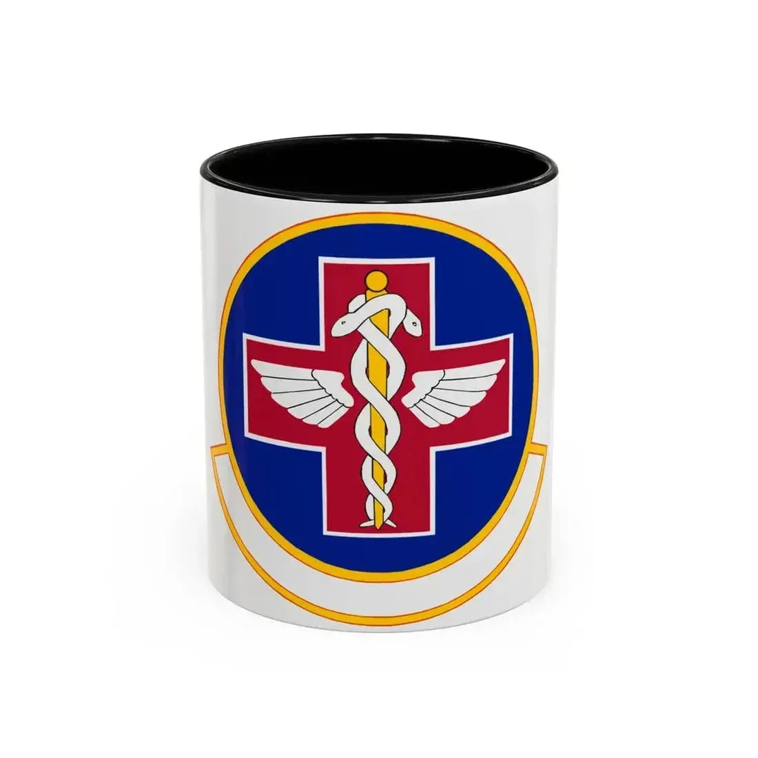 927 Aerospace Medicine Squadron AFRC (U.S. Air Force) Accent Coffee Mug 11oz Black - Go Mug Yourself
