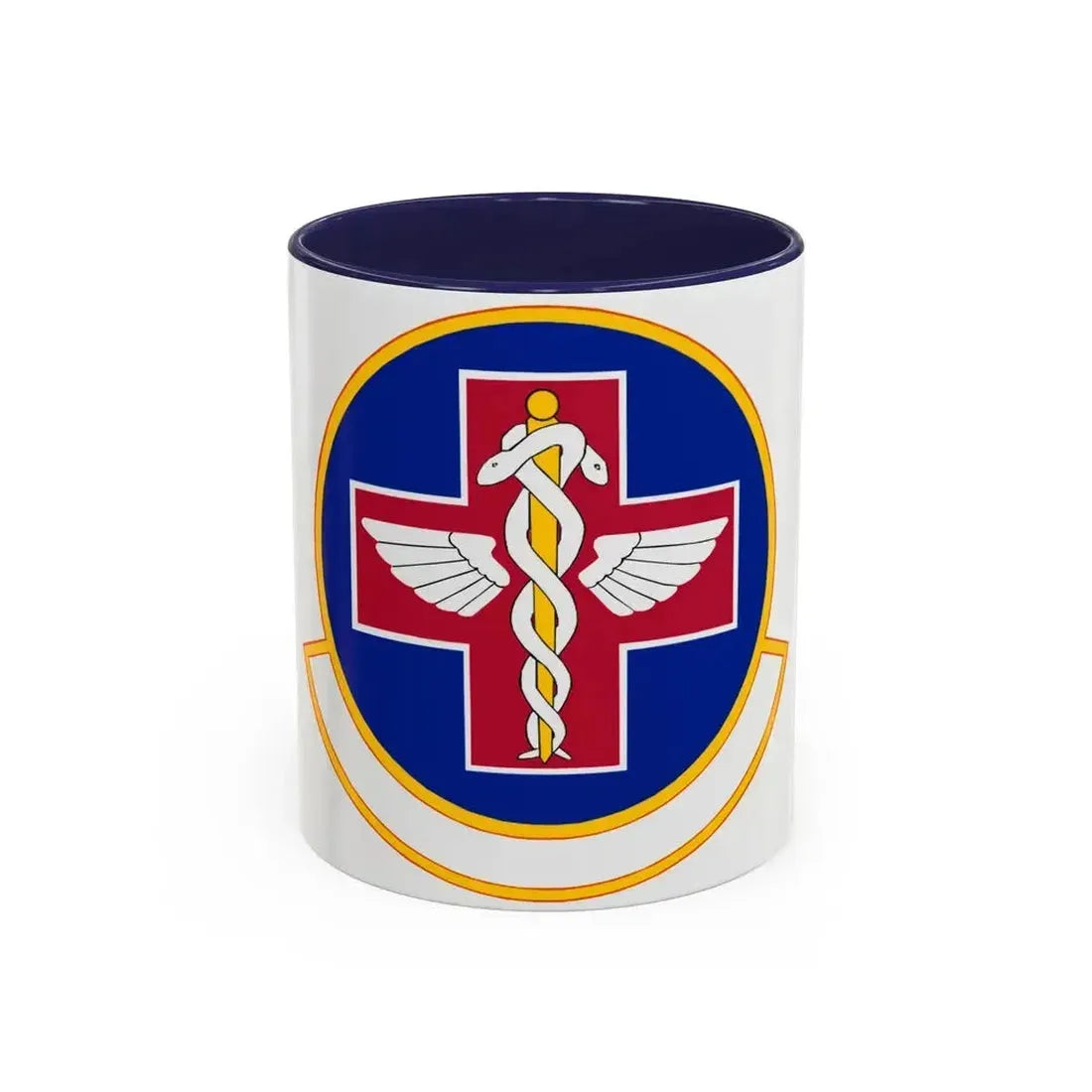 927 Aerospace Medicine Squadron AFRC (U.S. Air Force) Accent Coffee Mug 11oz Navy - Go Mug Yourself